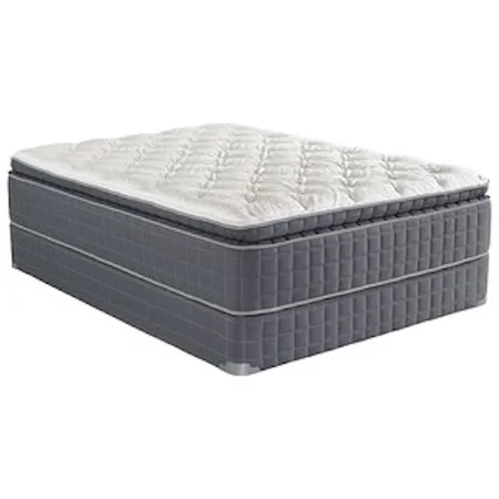 Queen 14" Pillow Top Mattress and 9" Wood Foundation